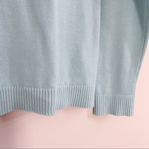 Vineyard Vines Zebra Whale Intarsia Sweater in Aqua - Picture 7 of 14